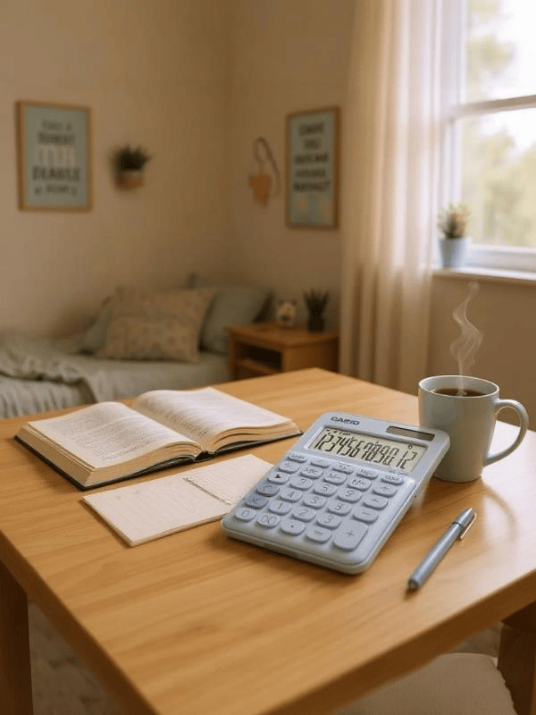 Casio MS-20UC-LB 12 Haneli Açık Mavi Masaüstü Hesap Makinesi
