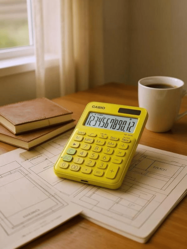 Casio MS-20UC-YG 12 Hane Çim Yeşil Masa Üstü Hesap Makinesi