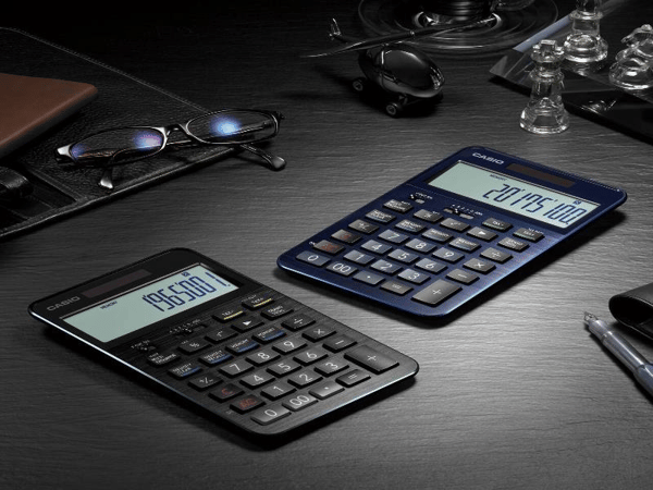 Casio S100X-BK-DJ Profesyonel 12 Hane Masa Üstü Hesap Makinesi
