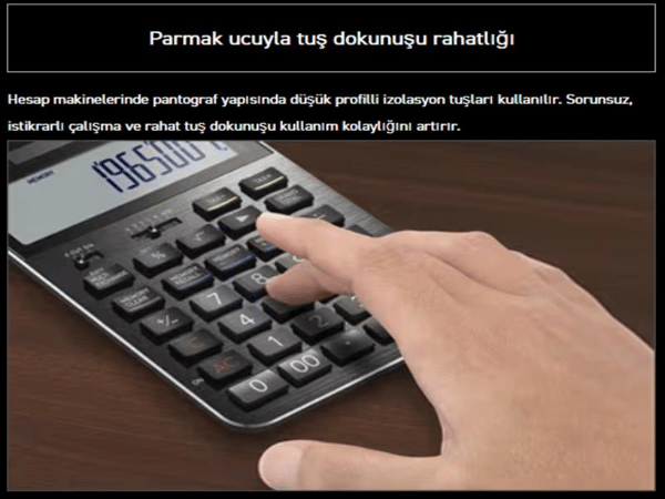 Casio S100X-BK-DJ Profesyonel 12 Hane Masa Üstü Hesap Makinesi