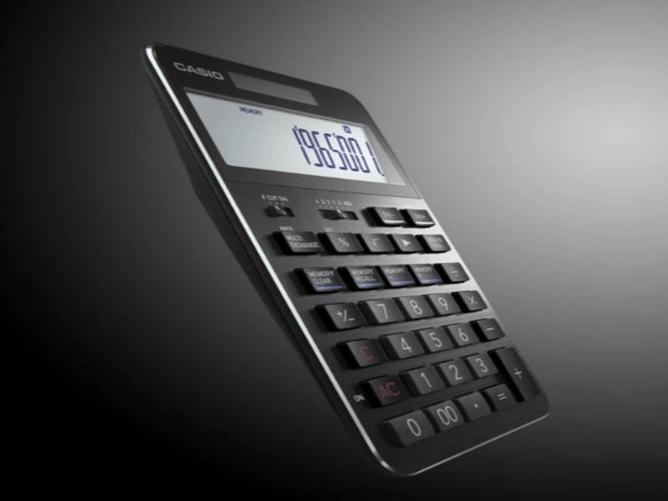 Casio S100X-BK-DJ Profesyonel 12 Hane Masa Üstü Hesap Makinesi