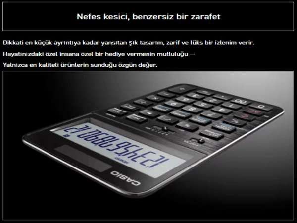 Casio S100X-BK-DJ Profesyonel 12 Hane Masa Üstü Hesap Makinesi