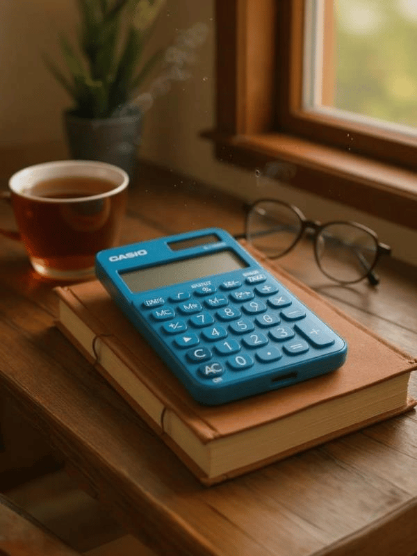 Casio SL-310UC-BU Cep Tipi 10 Hane Mavi Hesap Makinesi