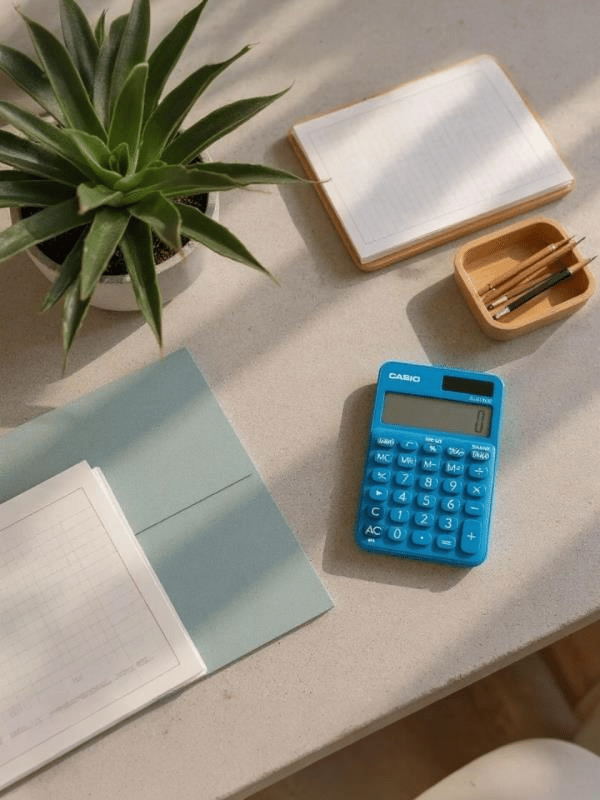 Casio SL-310UC-BU Cep Tipi 10 Hane Mavi Hesap Makinesi