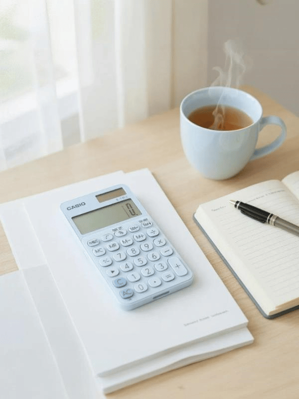Casio SL-310UC-LB Cep Tipi 10 Hane Açık Mavi Hesap Makinesi