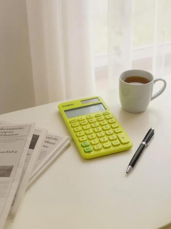 Casio SL-310UC-YG Cep Tipi 10 Hane Çim Yeşili Hesap Makinesi