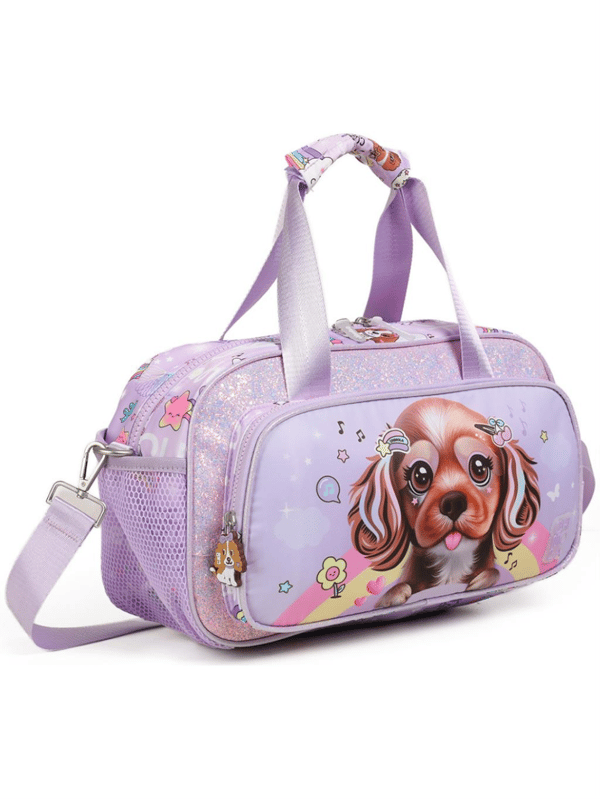 Chimola Cute Dog Angel the Flowers Çocuk Seyahat Çantası – BP121