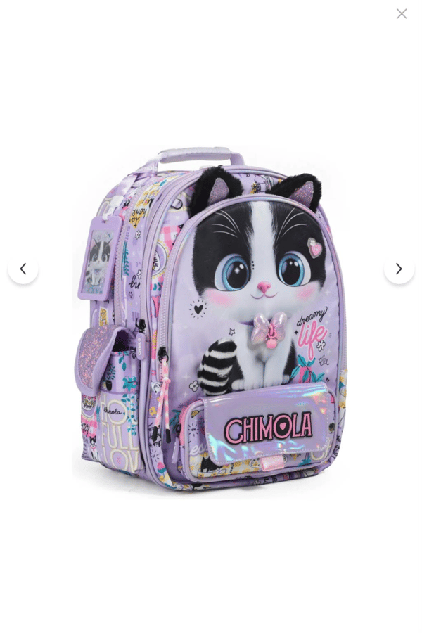 Chimola Dreamy Cat 3'lü Okul Çanta Seti | 16