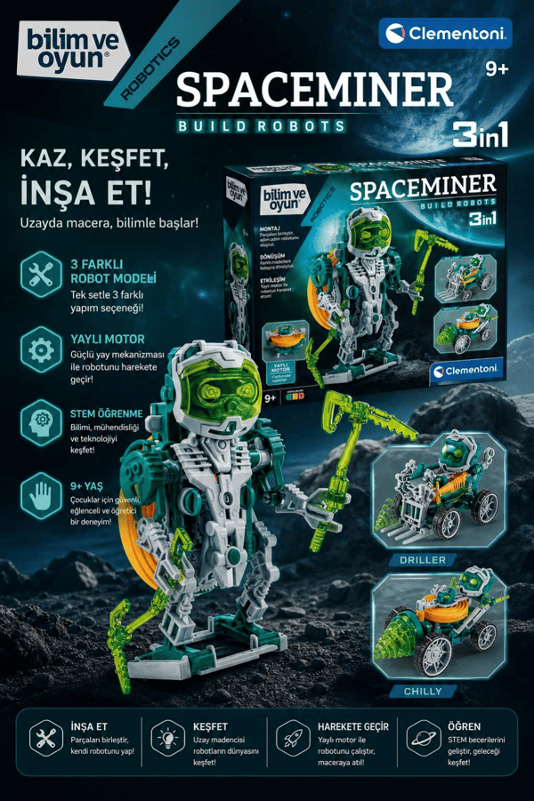 Clementoni Bilim ve Oyun: Spaceminer 