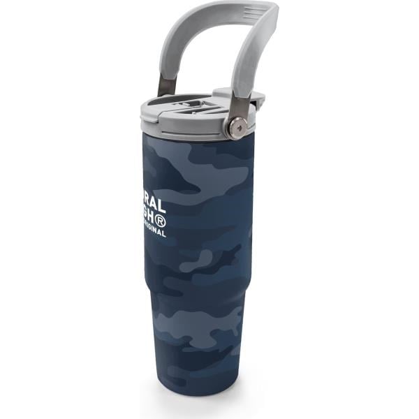 Coral High Kamuflaj Desenli Pipetli ve Direkt İçim Çelik Termos 900 ml 38742