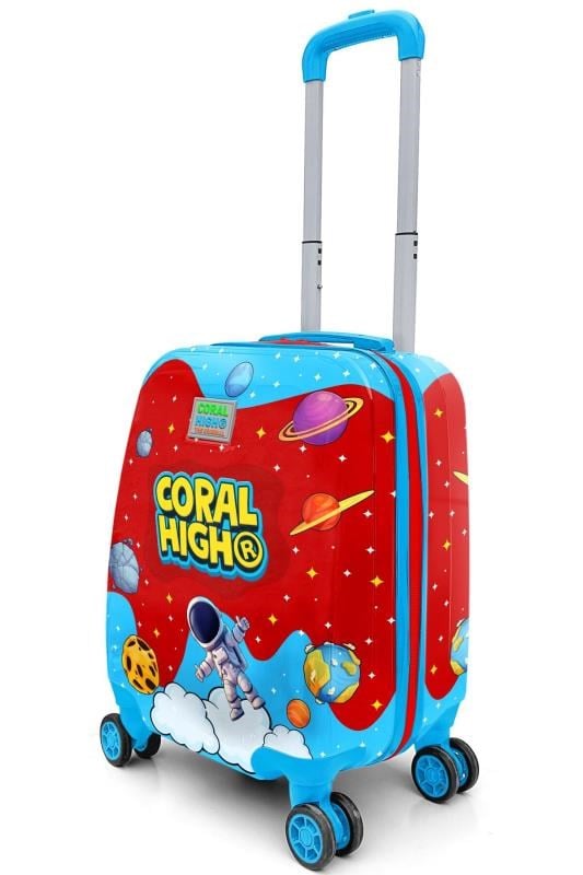 Coral High Kids Astronot Uzay Desenli Çocuk Valizi 16696
