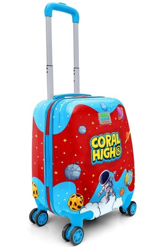 Coral High Kids Astronot Uzay Desenli Çocuk Valizi 16696