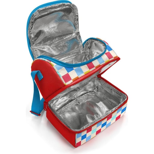 Coral High Kids Çok Renkli Dama Desenli Thermo İki Katlı Beslenme Çantası 37205