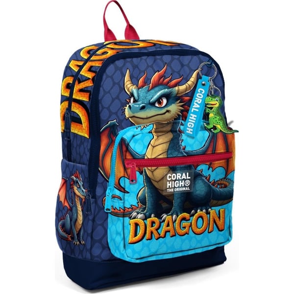 Coral High Kids Dragon Desenli Okul Sırt Çantası 33213