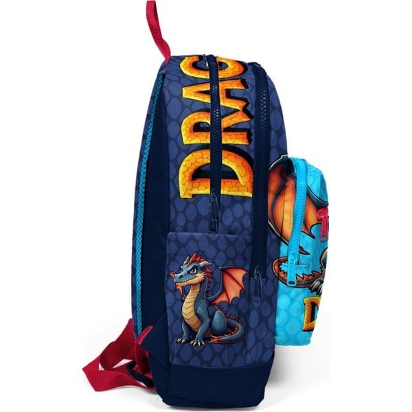 Coral High Kids Dragon Desenli Okul Sırt Çantası 33213