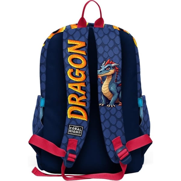 Coral High Kids Dragon Desenli Okul Sırt Çantası 33213
