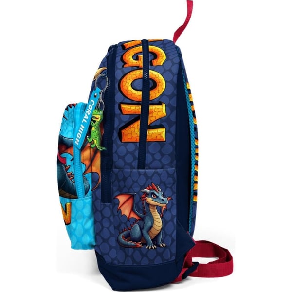 Coral High Kids Dragon Desenli Okul Sırt Çantası 33213