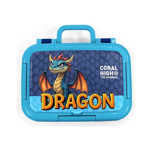 Coral High Kids Dragon Desenli Paslanmaz Çelik Beslenme Kabı 39113