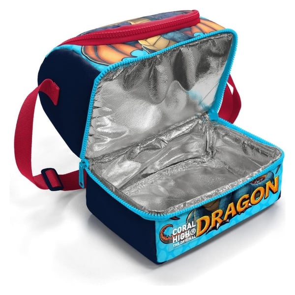 Coral High Kids Dragon Desenli Thermo İki Katlı Beslenme Çantası 37206