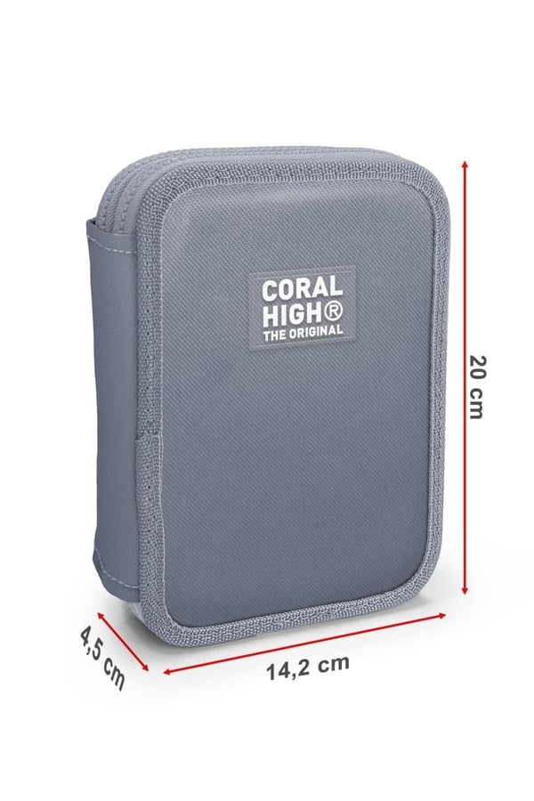 Coral High Kids Futbol Desenli Çift Katlı Kalem Çanta 31106