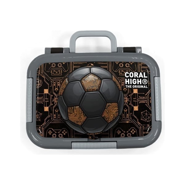 Coral High Kids Futbol Desenli Paslanmaz Çelik Beslenme Kabı 39117