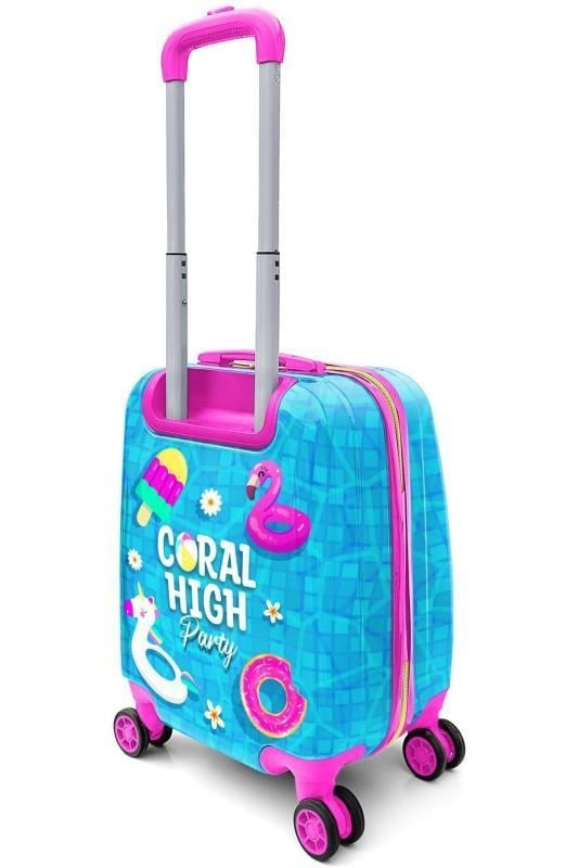 Coral High Kids Havuz Parti Desenli Çocuk Valizi 16780