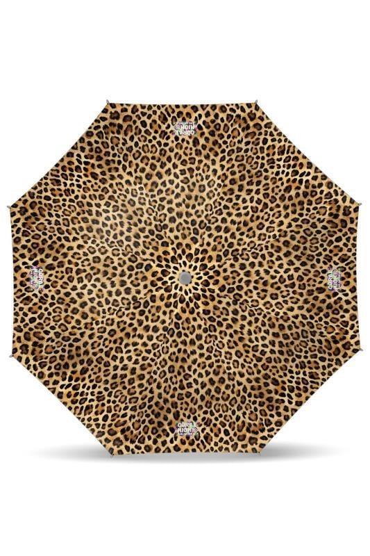 Coral High Kids Kahverengi Leopar Desenli Çocuk Şemsiyesi 12670
