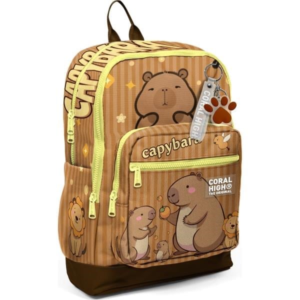 Coral High Kids Kapibara Desenli Okul Sırt Çantası 23783
