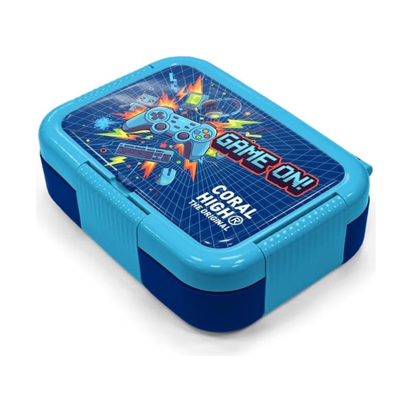 Coral High Kids Lacivert Astronot Desenli Paslanmaz Çelik Beslenme Kabı 39152