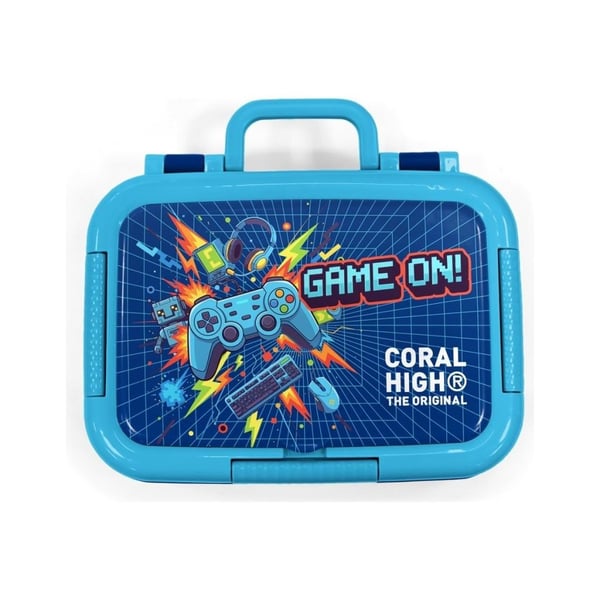 Coral High Kids Lacivert Astronot Desenli Paslanmaz Çelik Beslenme Kabı 39152