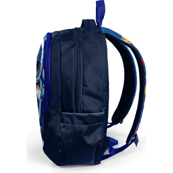 Coral High Kids Lacivert Astronot Desenli Üç Bölmeli Okul Sırt Çantası 33252