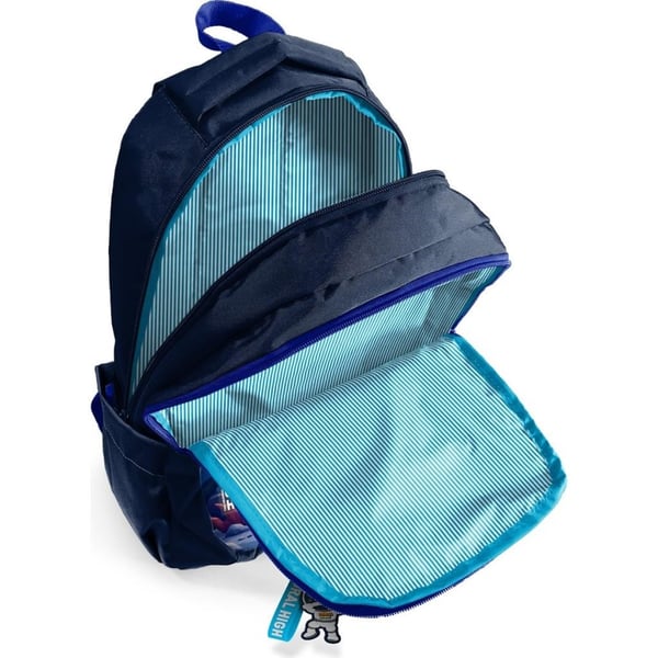 Coral High Kids Lacivert Astronot Desenli Üç Bölmeli Okul Sırt Çantası 33252