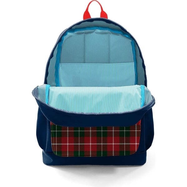 Coral High Kids Lacivert Ekose Fiyonk Desenli Okul Sırt Çantası 33207