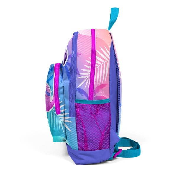 Coral High Kids Lavanta Pembe Flamingo Desenli Dört Bölmeli Okul Sırt Çantası 23705