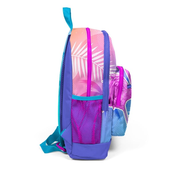 Coral High Kids Lavanta Pembe Flamingo Desenli Dört Bölmeli Okul Sırt Çantası 23705