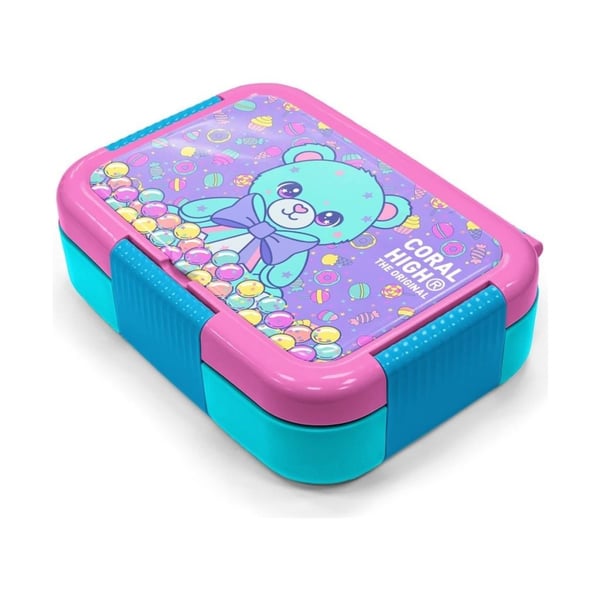 Coral High Kids Milka Şeker Ayıcık Desenli Paslanmaz Çelik Beslenme Kabı 39105