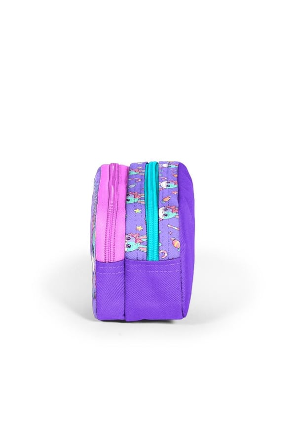Coral High Kids Milka Su Yeşili Tavşan Desenli İki Bölmeli Kalem Çantası 31055