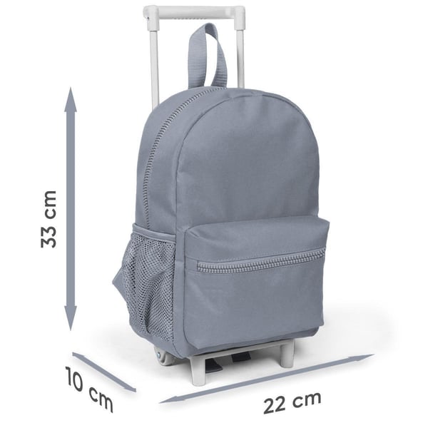 Coral High Kids Minik Yuva Çekçekli Sırt Çantası Su Yeşili Neon Pembe Flamingo Desenli İki Bölmeli 24004