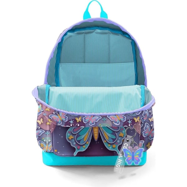 Coral High Kids Pastel Renkli Kelebek Desenli Okul Sırt Çantası 33206