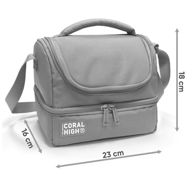 Coral High Kids Pastel Renkli Kelebek Desenli Thermo İki Katlı Beslenme Çantası 37203