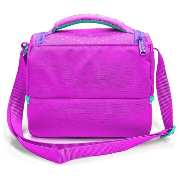 Coral High Kids Pembe Rengarenk Dondurma Desenli Thermo İki Katlı Beslenme Çantası 37211