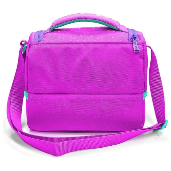 Coral High Kids Pembe Rengarenk Dondurma Desenli Thermo İki Katlı Beslenme Çantası 37211