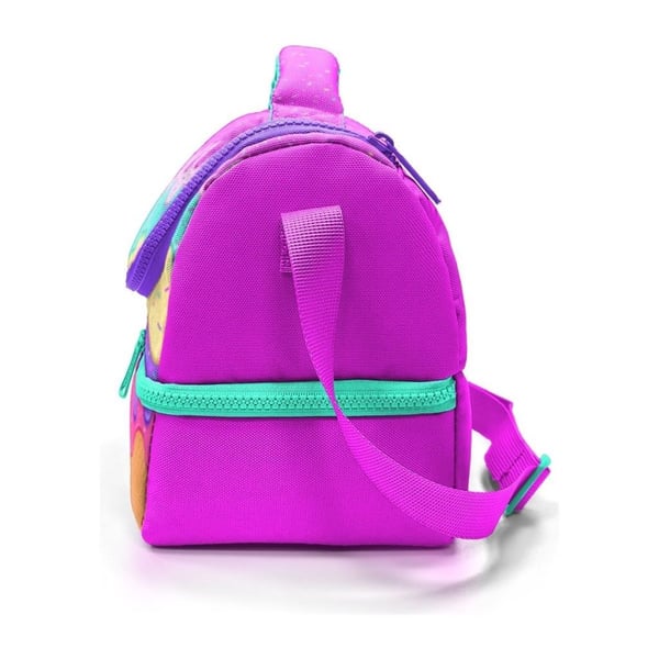 Coral High Kids Pembe Rengarenk Dondurma Desenli Thermo İki Katlı Beslenme Çantası 37211