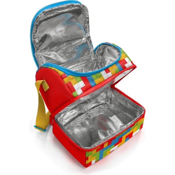 Coral High Kids Renkli Blok Desenli Thermo İki Katlı Beslenme Çantası 37216