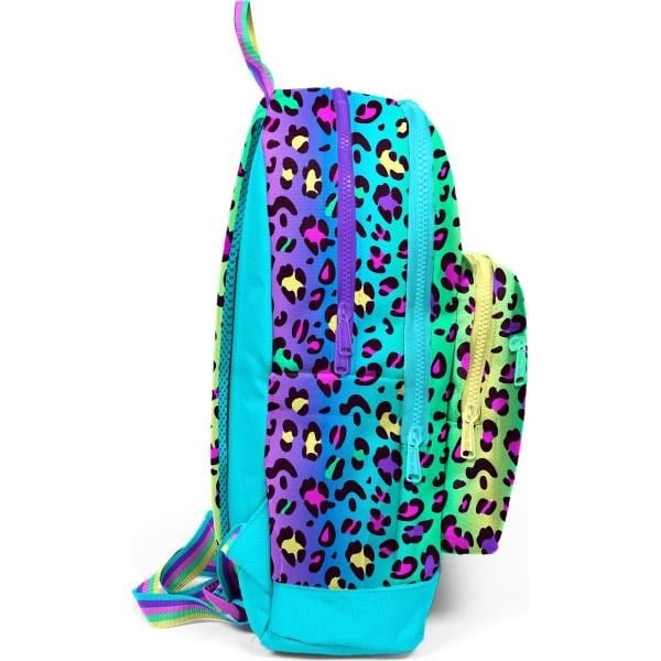 Coral High Kids Renkli Leopar Desenli Okul Sırt Çantası 23769
