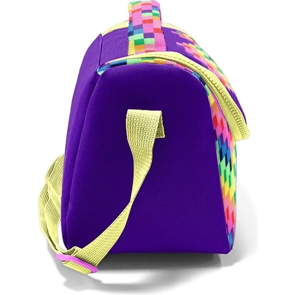 Coral High Kids Renkli Piksel Kalp Desenli Thermo Beslenme Çantası 37108
