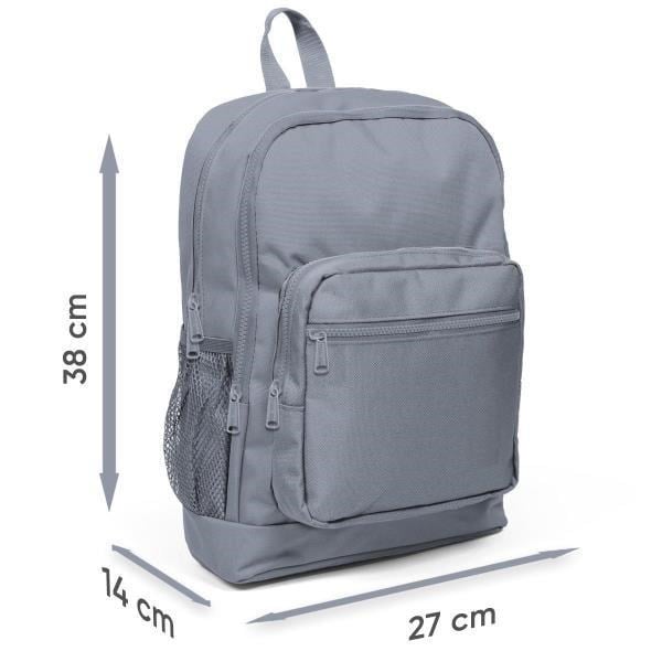 Coral High Kids Saks Mavi Astronot Desenli Dört Bölmeli USB'li Okul Sırt Çantası 23824