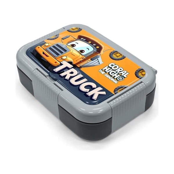 Coral High Kids Truck Desenli Paslanmaz Çelik Beslenme Kabı 39161