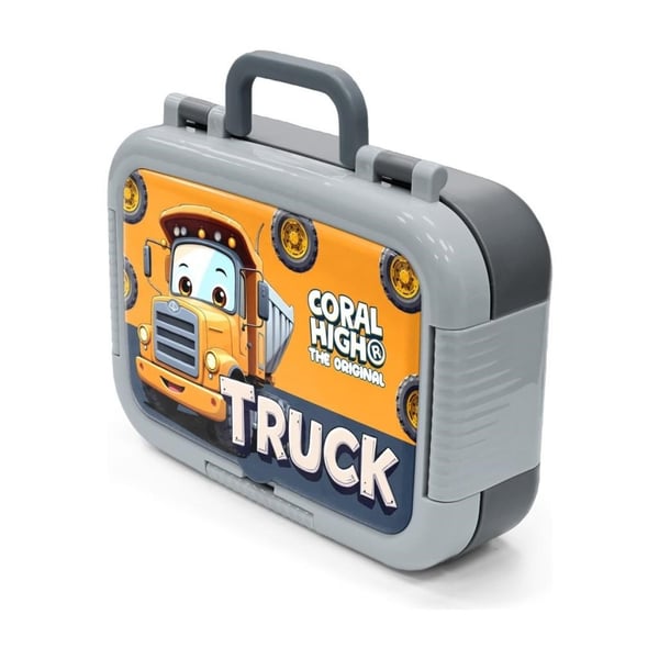Coral High Kids Truck Desenli Paslanmaz Çelik Beslenme Kabı 39161