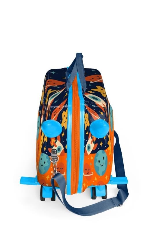 Coral High Kids Uzay Desenli Otur-Çek Çocuk Valizi 16370